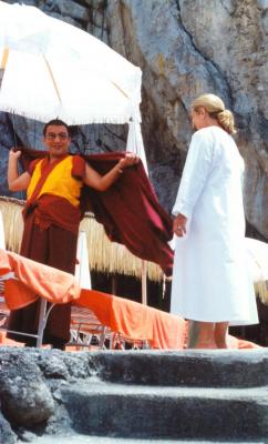 Dalai Lama Thamthog Rinpoche e Virginia Attanasio